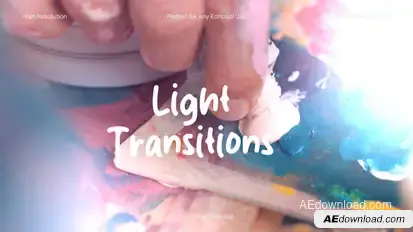 Light Transitions Pack for After Effects Elements template preview