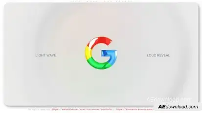 Light Wave Logo Reveal Logo Stings template preview