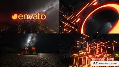 Videohive Lightbuild Element 3D Logo Reveal Openers template preview