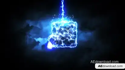 Lightning Strike Reveal Logo Stings template preview