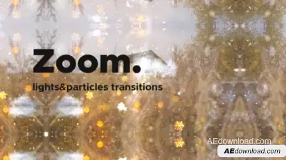Lights & Particles Zoom Transitions Vol. 03 Elements template preview