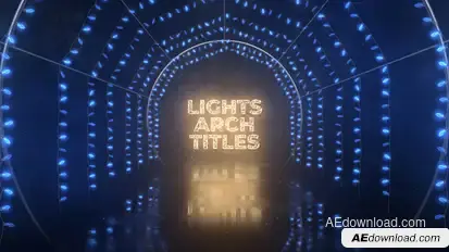 Lights Arch Titles Titles template preview
