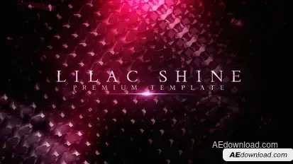 Lilac Shine Video Displays template preview