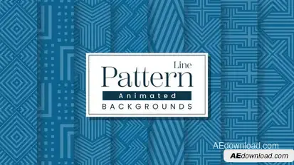 Line Pattern Backgrounds Elements template preview