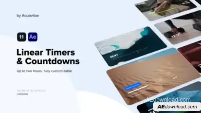 Linear Timers & Countdowns Elements template preview