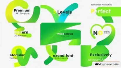 Lines Flow Promo Openers template preview
