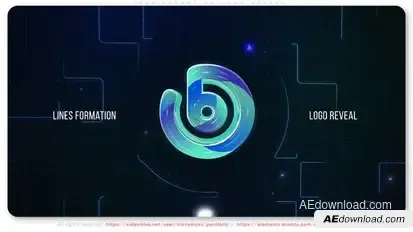 Lines Formation Logo Reveal Logo Stings template preview
