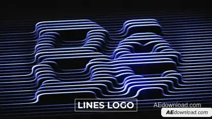 Lines Logo Logo Stings template preview