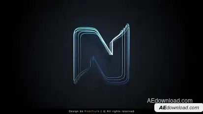 Lines Logo Reveal Logo Stings template preview