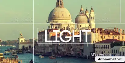 Lines Slide Show Video Displays template preview
