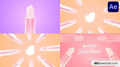 Lipstick Logo Opener for After Effects Openers template preview