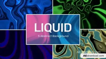 Liquid Abstract Background Elements template preview