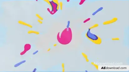 Liquid Art Drops Logo Stings template preview