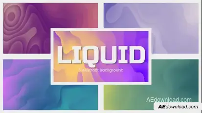 Liquid Background Elements template preview