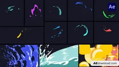 Liquid FX Motion Elements [After Effects] Elements template preview