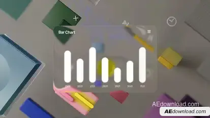 Liquid Glass Infographic Logo Stings template preview