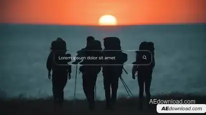 Liquid Glass Search Bar Titles | AE Titles template preview