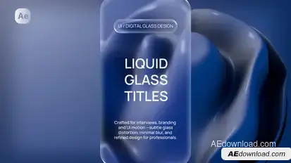 Liquid Glass Titles Titles template preview
