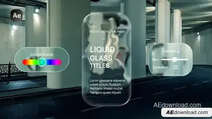 Liquid Glass Titles Titles template preview