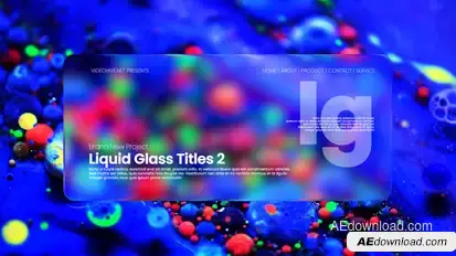 Liquid Glass Titles II Titles template preview