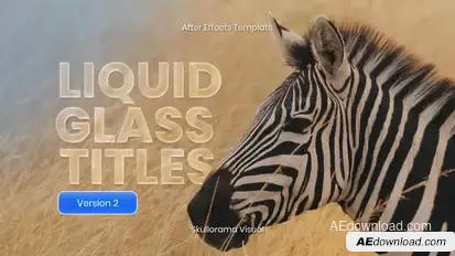 Liquid Glass Titles V2 Titles template preview