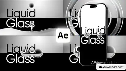 Liquid Glass Transitions broadcast-packages template preview