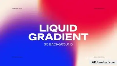Liquid Gradient Background Elements template preview