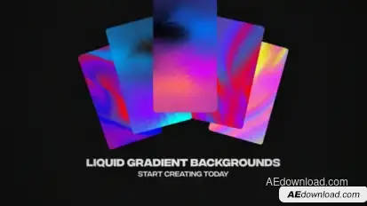 Liquid Gradient Backgrounds Elements template preview