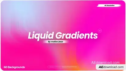 Liquid Gradients - Opener Elements template preview