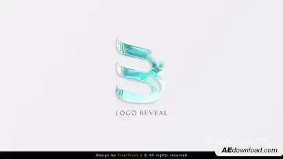 Liquid logo reveal Logo Stings template preview