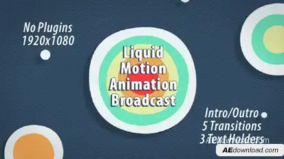 Liquid Motion Animation Broadcast broadcast-packages template preview