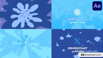 Liquid Motion Logo Opener for After Effects Logo Stings template preview