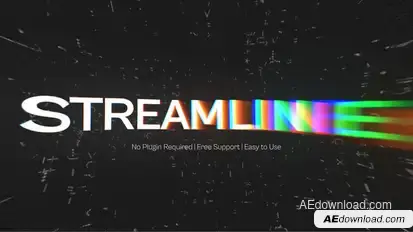 Liquid RGB Text Titles template preview