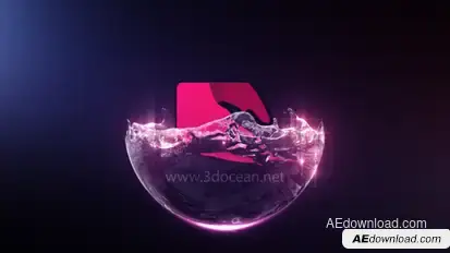 Liquid Sphere Logo Reveal Logo Stings template preview