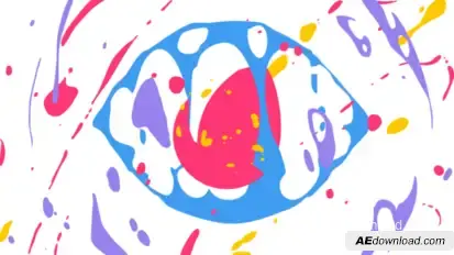 Liquid Splash Cartoon Logo Logo Stings template preview