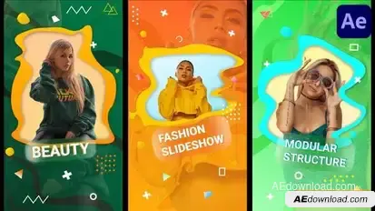 Liquid Stylish Slideshow | After Effects Openers template preview
