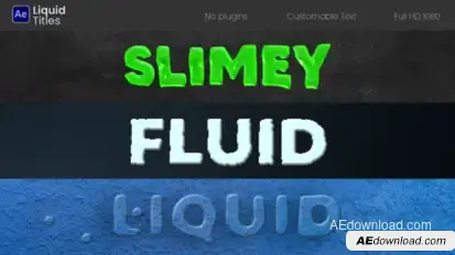 Liquid Titels Titles template preview