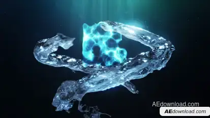 Liquid Trails | Water Reveal Logo Stings template preview