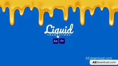 Liquid Transitions Elements template preview