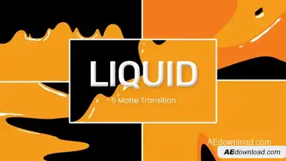 Liquid Transitions Elements template preview