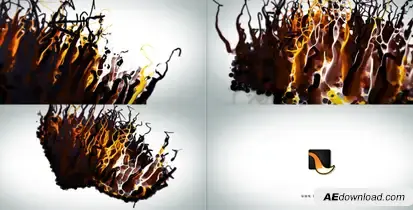 Liquid Wax Logo Intro Logo Stings template preview