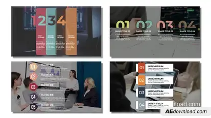 List | After Effects Titles template preview