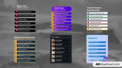 List Elements Elements template preview