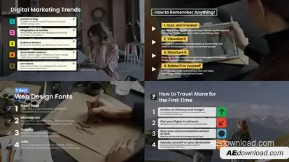 List Titles Elements template preview