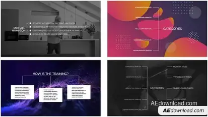 List Titles | After Effects Titles template preview