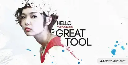 Little Big Typography Openers template preview