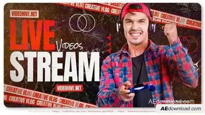 Live Stream - Blog Opener Openers template preview