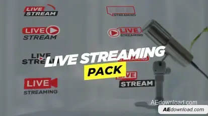 Live Streaming Pack broadcast-packages template preview