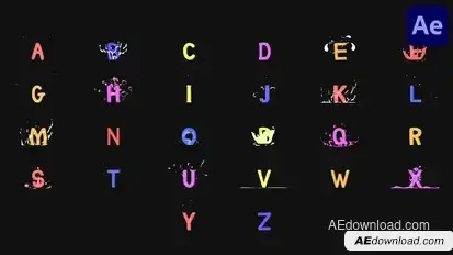 Living Alphabet | After Effects Elements template preview