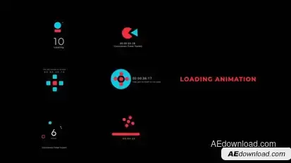 Loading Animaton Scenes Elements template preview